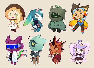 Designs based on the videogame Magician's Quest